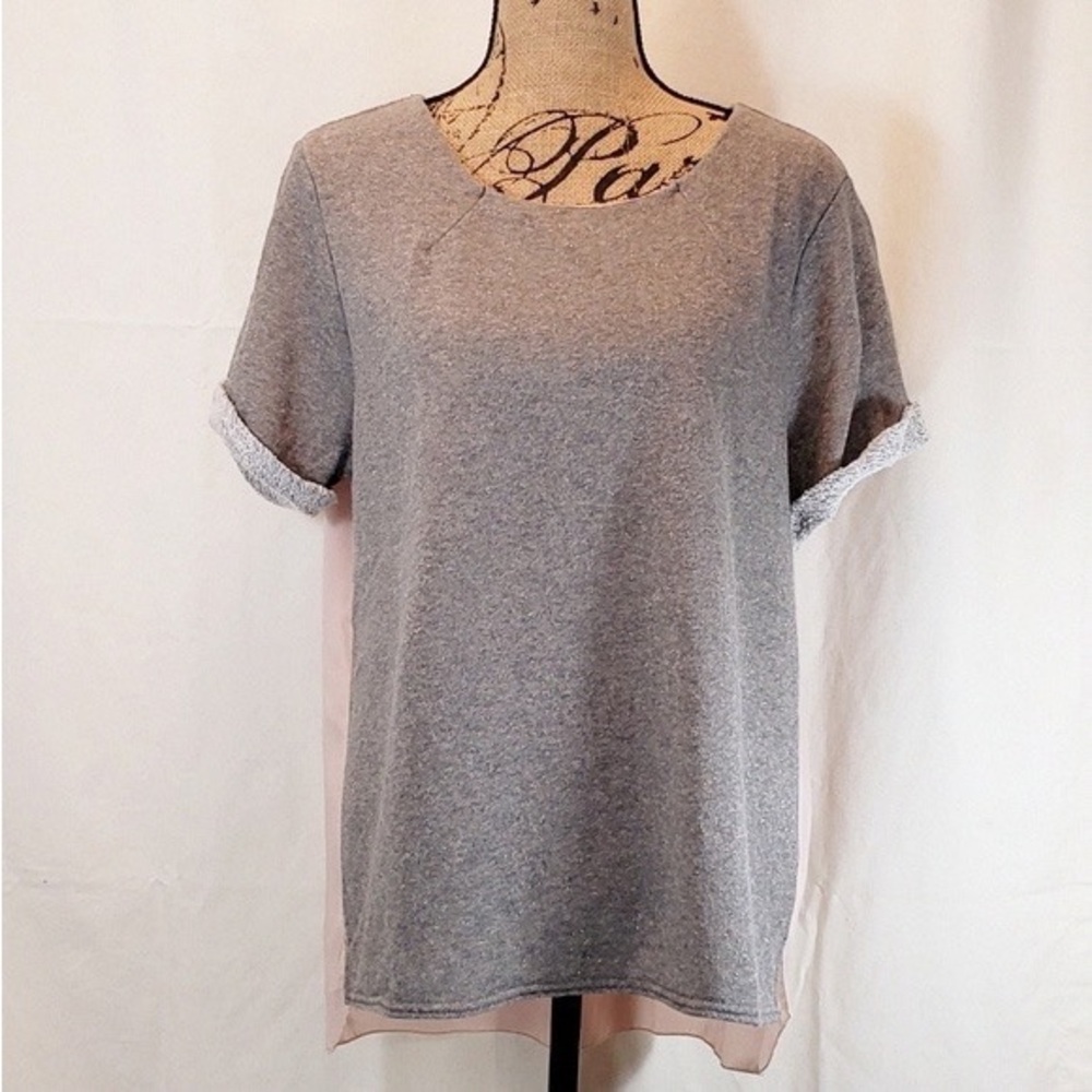 American Eagle Outfitters Gray Short Sleeve Tee